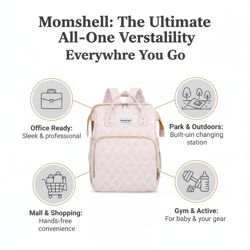 Luxe 3-in-1 Diaper Backpack
